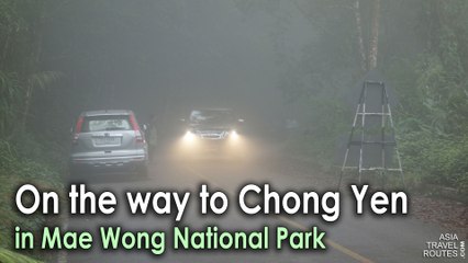 On the way to Chong Yen in Mae Wong National Park