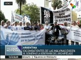 Protestan en Argentina a 184 años de ocupación británica en Malvinas