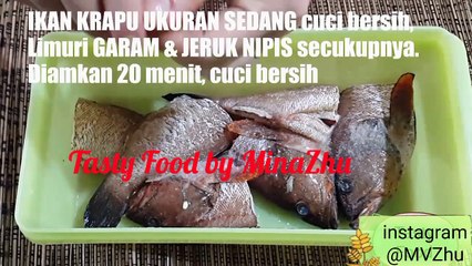Cara memasak Sup ikan krapu