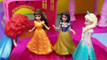 Disney Princess Magic Clip Dolls Glitter Glider Wedding Frozen Elsa Rapunzel Ariel DisneyCarToys