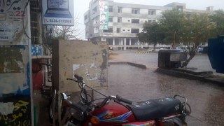 Today 4, January 2017 First Winter rain and hailstorms seen in Islamabad. Report by PCCNN Chaudhry Ilyas Sikandar