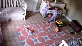 Two year old miraculously saves twin brother (full video)
