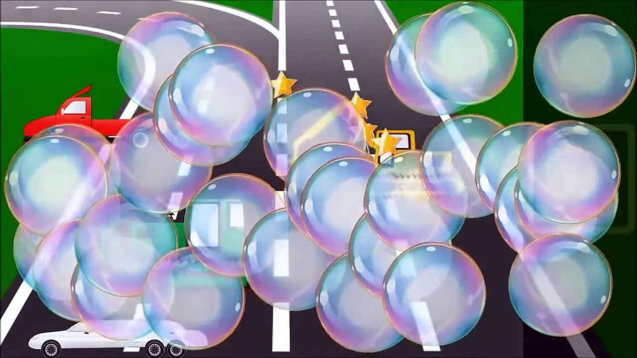Learn Colors for Children With Car & Monter Trucks Vehicles - Colours For Kids - Learning Videos