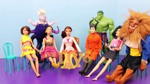Barbie Anger Management Day 6 Disney FROZEN Elsa, Spiderman and Hans Barbie Attack!