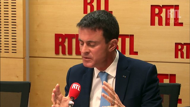 Manuel Valls était l'invité de RTL le 4 janvier 2017