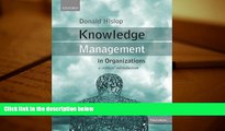 Read  Knowledge Management in Organizations: A Critical Introduction  Ebook READ Ebook