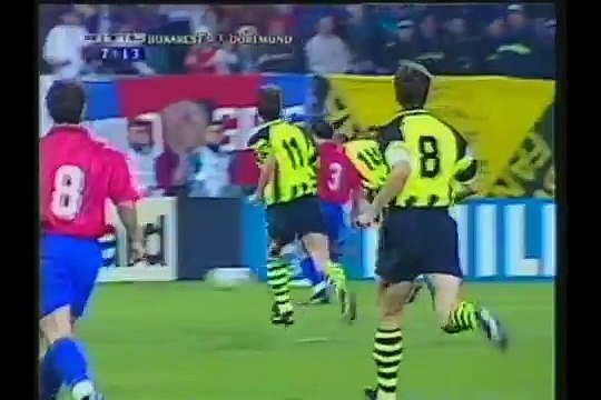 25.09.1996 - 1996-1997 UEFA Champions League Group B Matchday 2 Steaua Bükreş 0-3 Borussia Dortmund