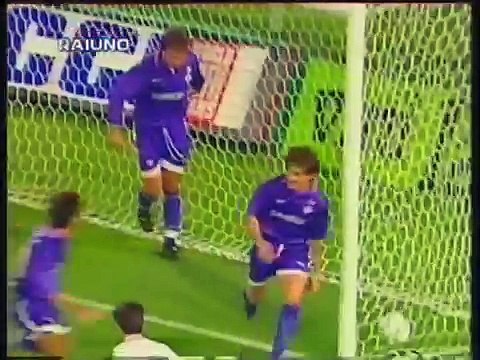 26.09.1996 - 1996-1997 UEFA Cup Winners' Cup 1st Round 2nd Leg ACF Fiorentina 1-0 ACF Gloria 1922 Bistrita
