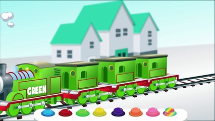 Learning Colors with Color Train for Kids Children Toddlers EvanKids #2