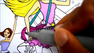 NEW BARBIE SUPER GLITTER Coloring Book Page Kids Fun Art Activities Learning Videos For Kids