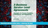 BEST PDF  E-Business Service Level Agreements: Strategies for Service Providers, E-Commerce and