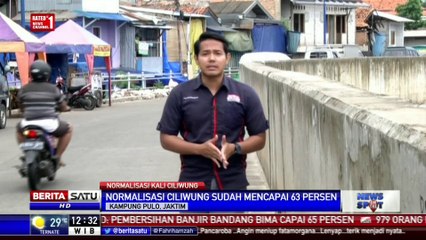 Normalisasi Kali Ciliwung Sudah 63 Persen #GoodJobInJakarta