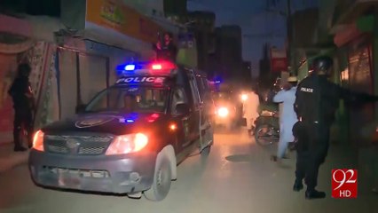 Police encounter in Lyari town area, Karachi  4 -01-2017 - 92NewsHD