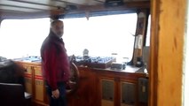 KOBTAN  رحلة الى تركيا  A trip to Turkey - حجرة قائد السفينة الى مضيق البوسفور