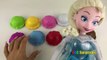 Frozen Elsa YUMMY ICE CREAM Learn Colors with Elsa By Stacking Ice Cream Scoop Cones ABC Surprises-CNcpM3F0-gQ