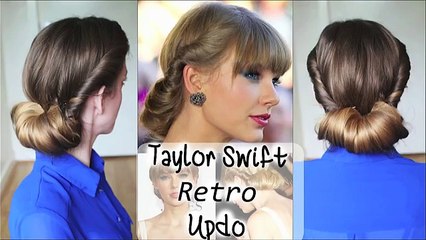 Taylor Swift Retro Updo | Braidsandstyles12