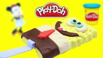 How to Make Play Doh Ice Cream Fun and Creative for Kids| SPONGEBOB Squarepants Playdoh Toy Suprises