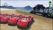 Lightning MCQUEEN and Monster Truck Cars Transportation with Spiderman Cartoon for Kids TOW TRUCK