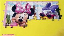 Minnie Mouse Puzzle Games Disney Jigsaw Puzzles Rompecabezas Kids Toys Learning videos Daisy