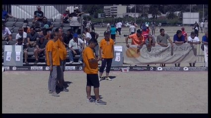 International à pétanque de la Ville d'Ajaccio juillet 2016 : Quart GAUBERT vs RAYNE
