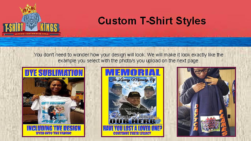 Custom T-Shirt Styles