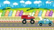 The Blue Police Car Chase in the City | Construction Trucks & Service Vehicles Cartoons for children