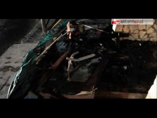 TGSRVgen03 foggia migrante incendia presepe