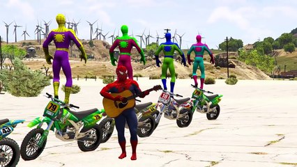 Learn Colors for Children with Color Spiderman - Colours for Kids to Learn