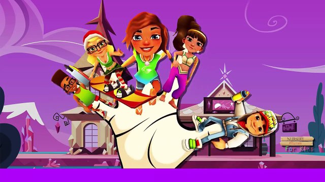 Finger Family Subway Surfers Cheats Cartoons For Kids | Finger Family Children Nursery Rhymes
