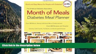 Download [PDF]  The American Diabetes Association Month of Meals Diabetes Meal Planner For Ipad