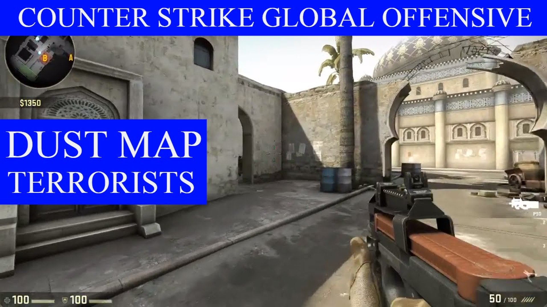 Counter-Strike: Global Offensive - Dust 2 (2017 Map) Gameplay (PC
