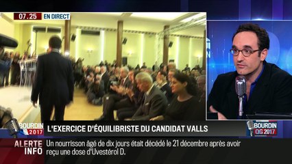 QG Bourdin 2017 : Focus sur l'exercice d'équilibriste de Manuel Valls - 04/01