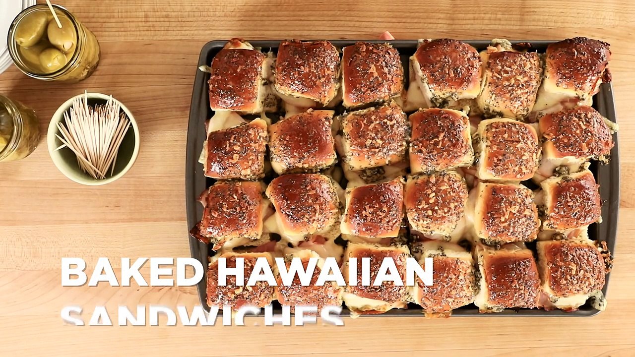 Party Recipes - How to Make Baked Hawaiian Sandwiches