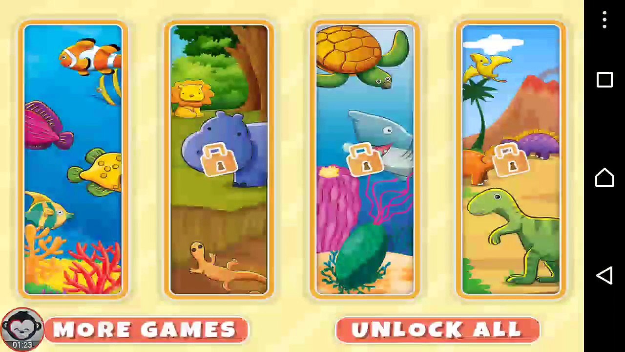 Baby Play Ocean Fish Match Up Learning Puzzle Games - Matching for Kids & Babies