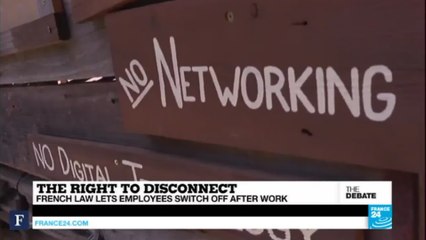 The right to disconnect: "we're training ourselves to crave constant interaction with our devices"