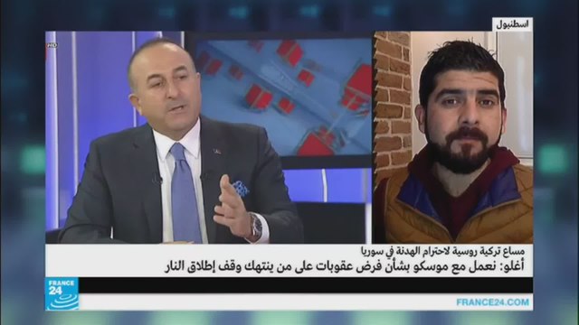 وزير الخارجية التركي يتهم إيران بخرق وقف إطلاق النار في سوريا