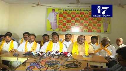 TDP Press conference about Farmers