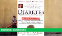 PDF  Diabetes: Fight It with the Blood Type Diet (Dr. Peter J. D Adamo s Eat Right 4 Your Type