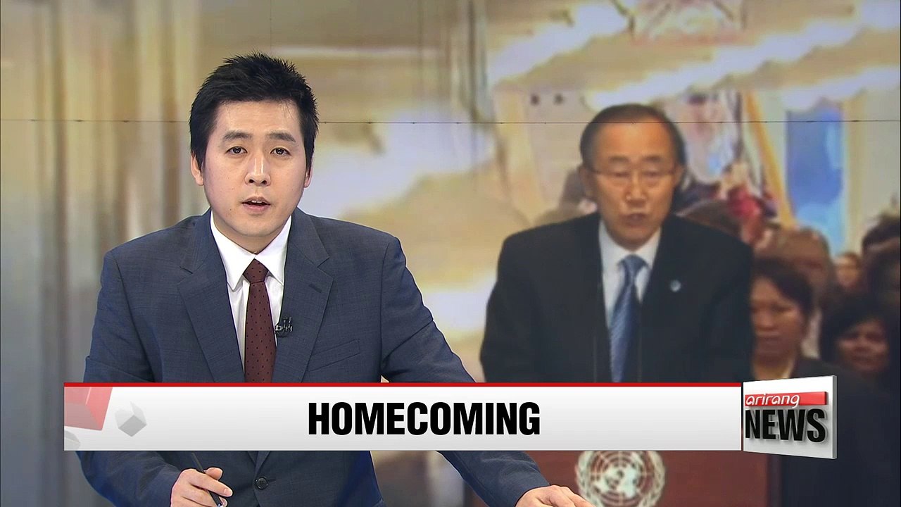 Former UN chief Ban Ki-moon to return to Korea on January 12