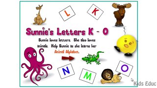 Alphabet K-O, Preschool Activity, Educational Baby Games, Quick Learning, Kids Cartoon