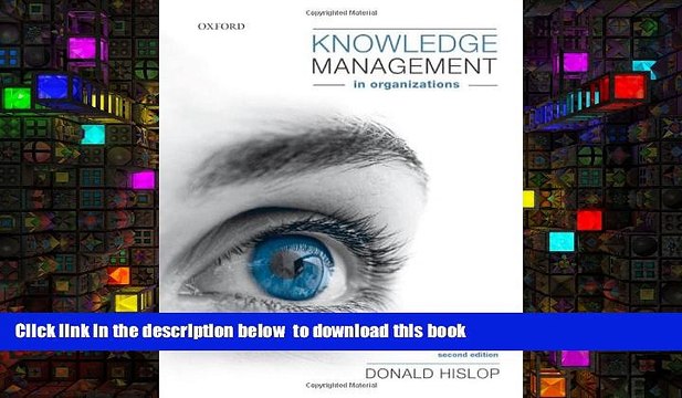 PDF [FREE] DOWNLOAD Knowledge Management in Organizations: A Critical Introduction TRIAL EBOOK