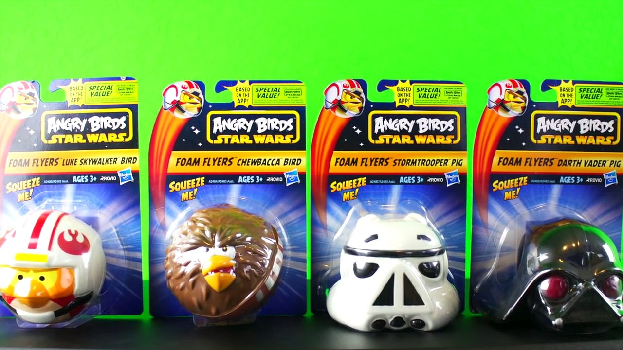 New ANGRY BIRDS STAR WARS Foam Flyers!