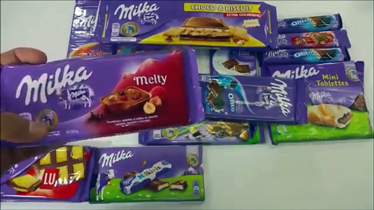 A lot of MILKA by CANDY LAND Messy Chocolate Episode