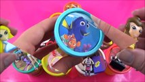 Learn Colors Disney, Barbie, PJ Masks, Peppa Pig, Paw Patrol, Finding Dory, Play doh Toys Surprise