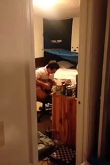 1_30 am -- i hear my roommate sucking ass at guitar