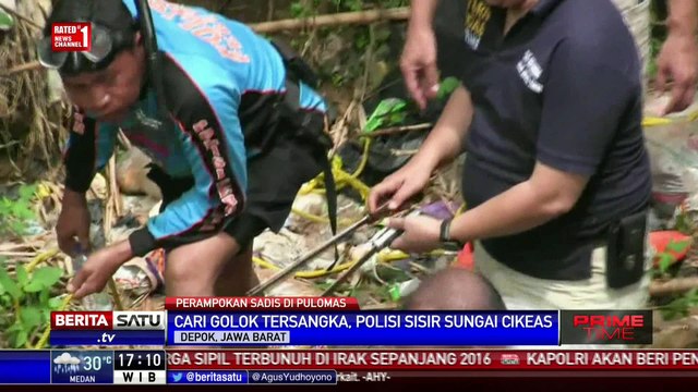 Polisi Temukan 3 Senjata Tajam Milik Ramlan Cs