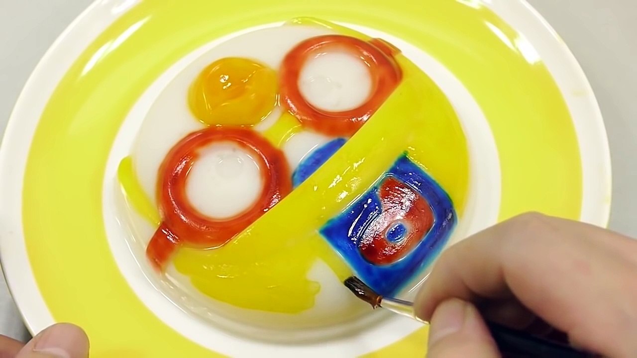 DIY How to Make 'Pororo Colors Gummy Pudding' Learn Colors Slime Big Syringe-Io99qU7aWKY