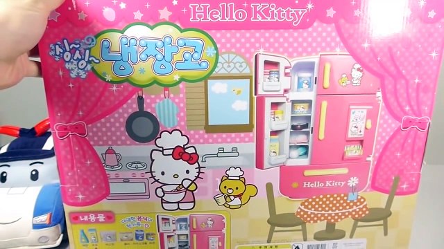 Hello Kitty Refrigerator Toys Drinks Vending Machines Learn Colors Clay Slime Surprise Egg-dkX9QgHAtHM