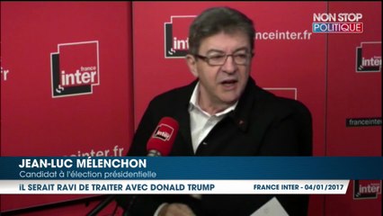 Jean-Luc Mélenchon se réjouirait de traiter avec Donald Trump, et ce n’est pas étonnant