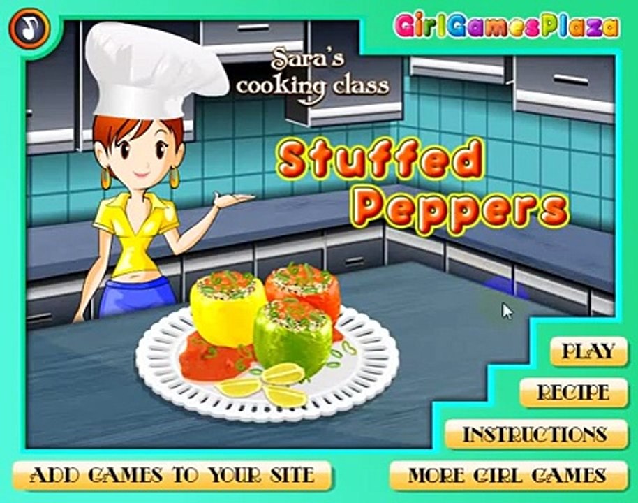 Trò chơi nấu ăn online, game làm bánh, trò chơi cho bé, Sara cooking games